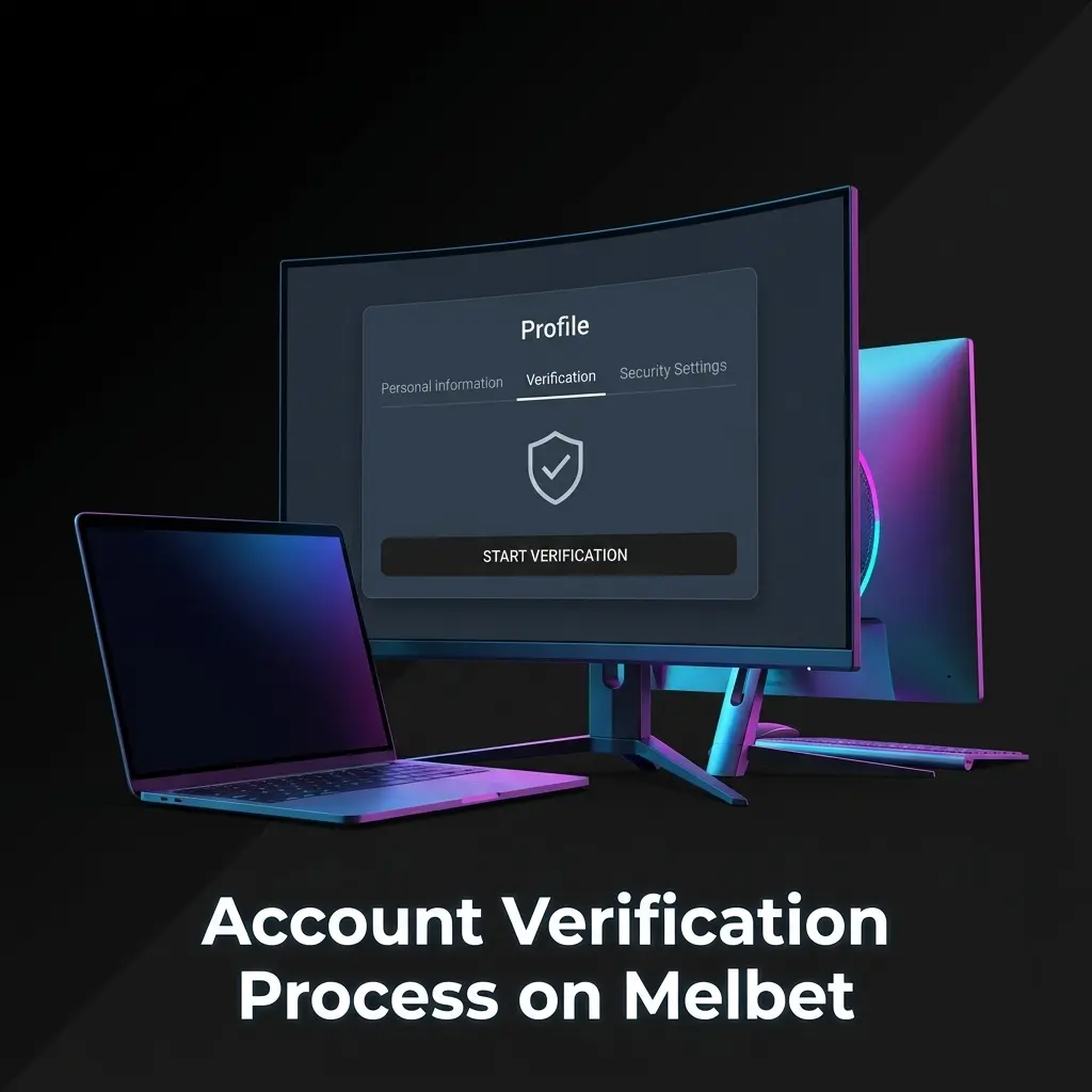 Melbet account verification process showing identity and address document submission steps for withdrawal access