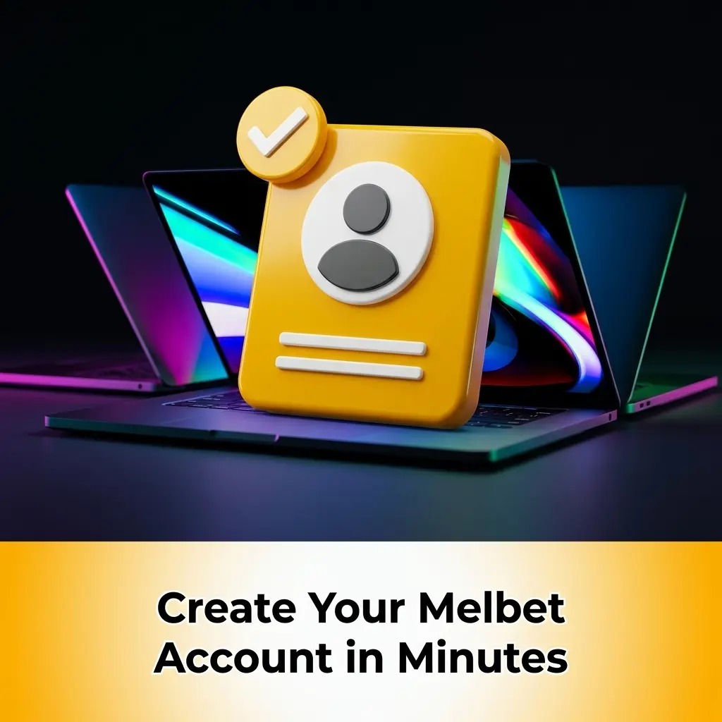 Melbet account registration form showing sign-up options via phone, email, or social media to claim INR 50,000 welcome bonus