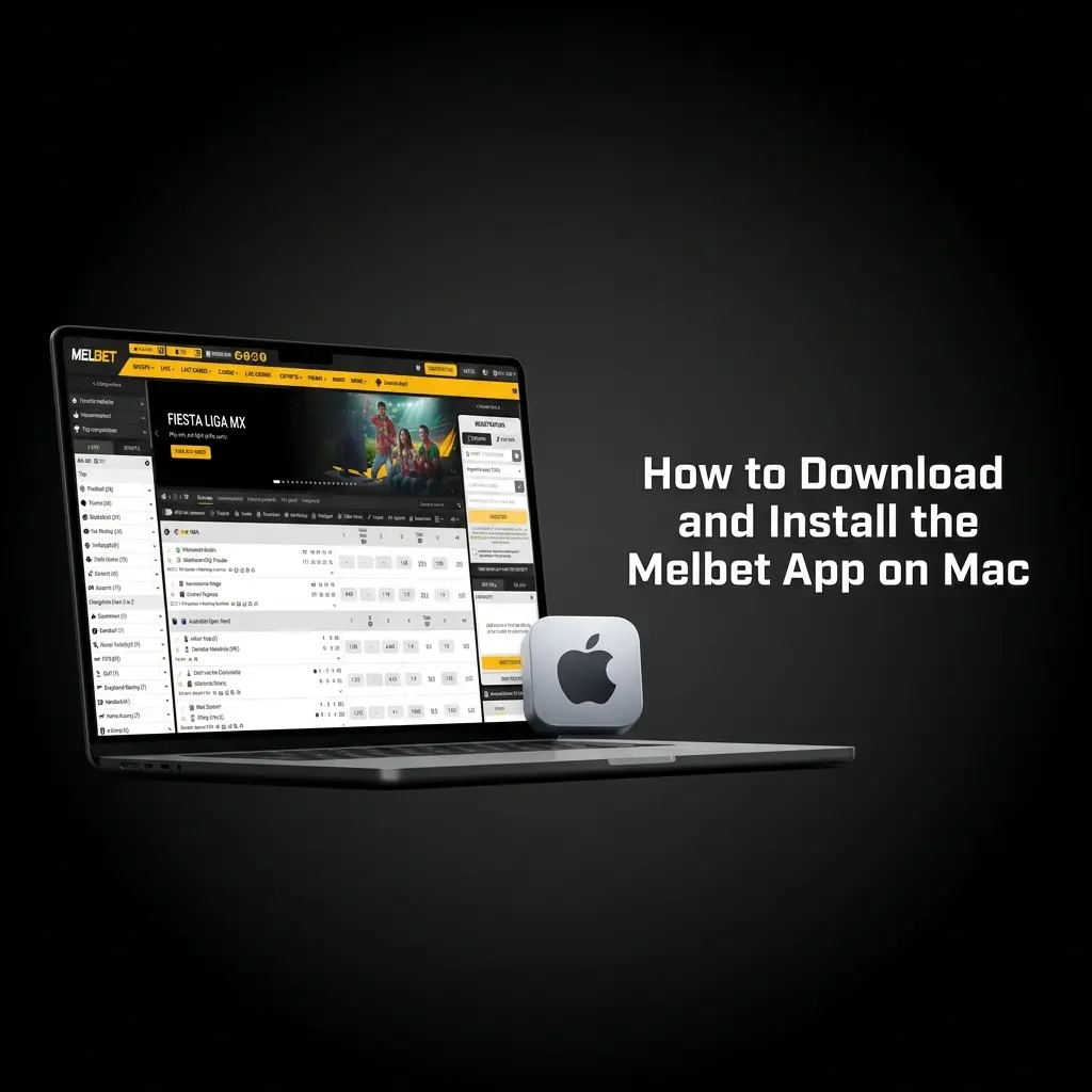 Melbet app download and install steps on Mac showing DMG file setup and Applications folder drag process