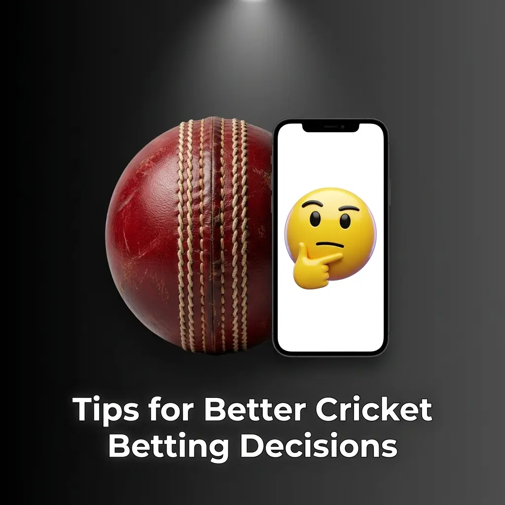 Cricket betting tips showing team form analysis, pitch conditions, bankroll management, and live betting strategies for better decisions
