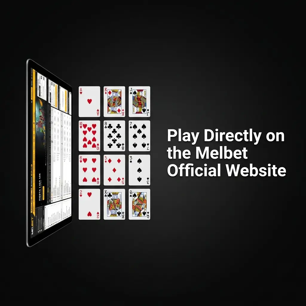 Melbet official website accessible on any browser for sports betting, live casino, slots, and table games without download
