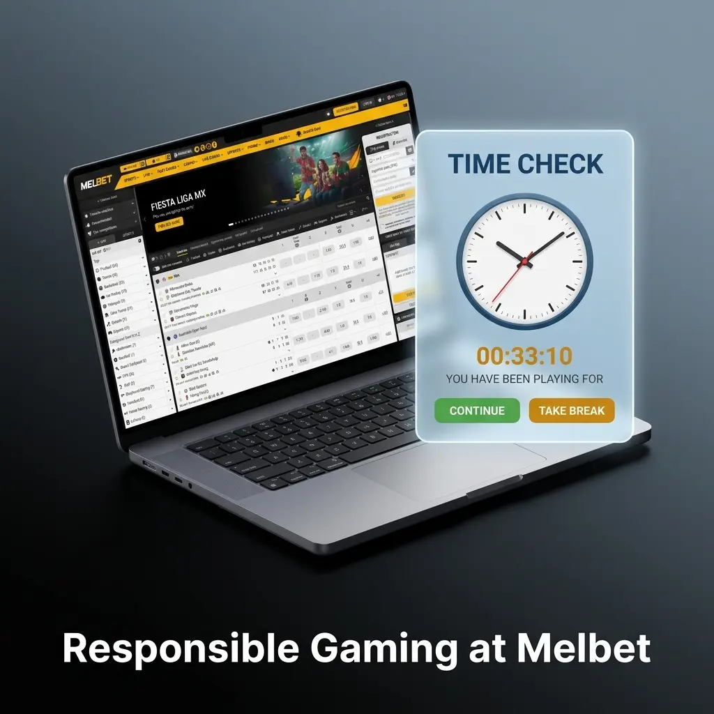 Melbet responsible gaming tools including deposit limits, self-exclusion, and session reminders for safe play