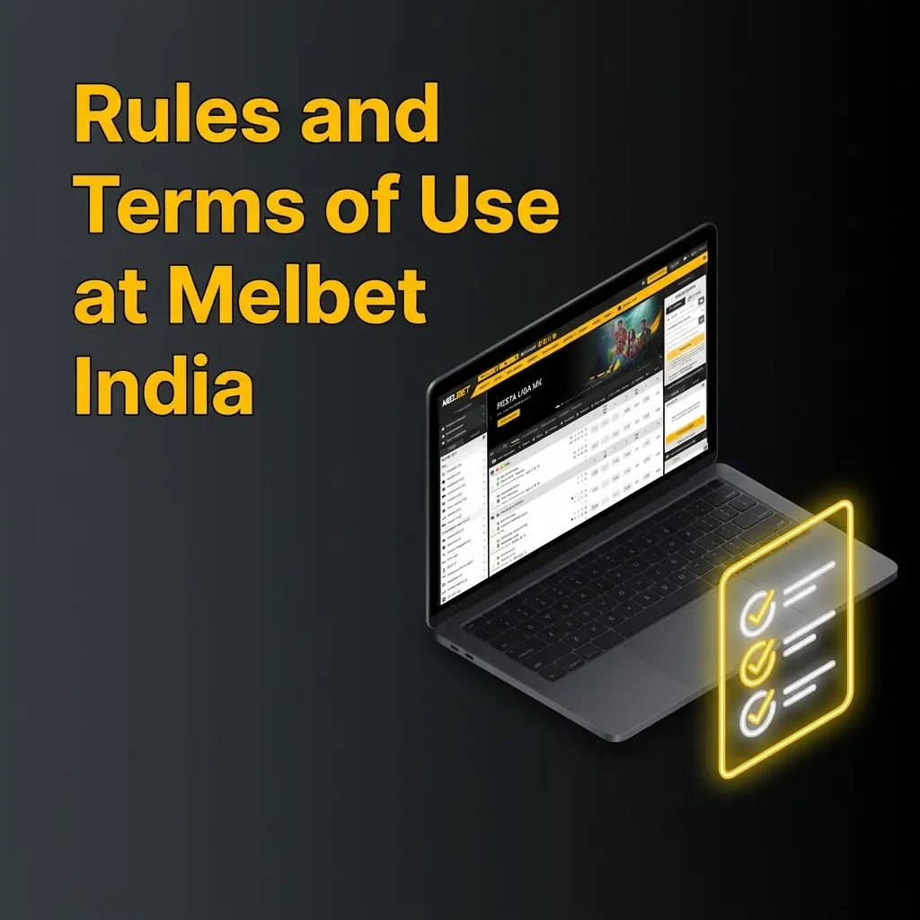 Melbet India rules and terms of use covering eligibility, account policy, bonuses, KYC, and prohibited activities