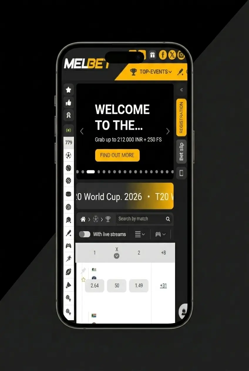 Melbet PWA for iOS installation steps on Safari showing Add to Home Screen process for iPhone users